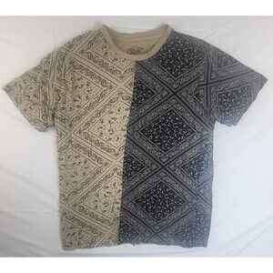 Eighty Eight Brand Bandana 2 Color T-Shirt Graphic Print Short Sleeve Mens XL